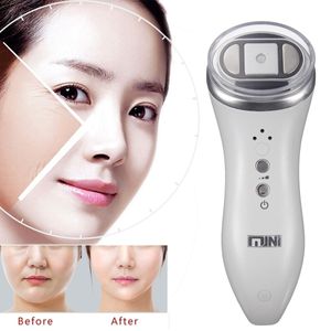 Ultrasons focalisés Mini HIFU RF lumière LED ultrasons Anti-âge soins de la peau du visage serrer la Machine de beauté pour l'élimination des rides de levage