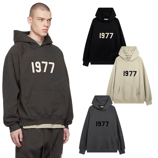 FOG 1977 American Tide Zwaargewicht herfst en winter dun sweatshirt heren High Street stroomden sweatshirt met capuchon