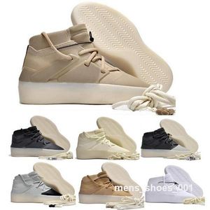 Atletismo de niebla I zapatillas de baloncesto para hombres High Top Fears Rivalry of God Cream White Carbon Sesame Leede Amarillo 2024 Athletic Trainers Sielo 7 - 12