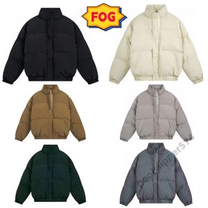 Veste d'hiver en duvet de coton ESS double ligne FOG, isolation épaisse européenne et américaine, veste polyvalente pour couple imperméable et résistante au froid Taille S-XL