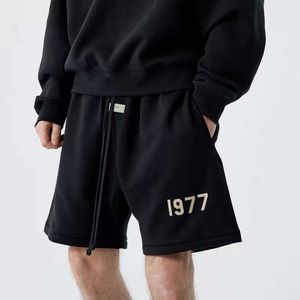 Mist dubbele lijn shorts sporten en vrijetijds essentialskuansong broek voor de 2024 Summer New 1997 -paar