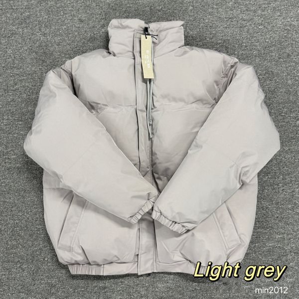 Veste en duvet de brouillard pour hommes, manteau en duvet double ligne, hiver européen et américain, doudoune épaisse au laser, style high street