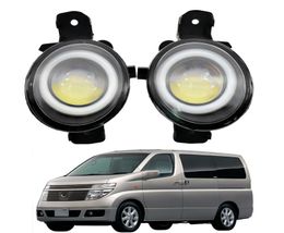 Mistlamp voor Nissan Elgrand E51 20022003 hoge kwaliteit paar Dagrijverlichting LED Angel Eye Styling6956747