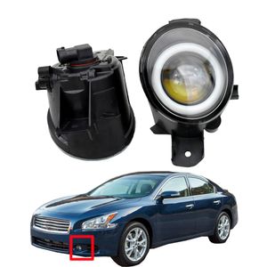 Mistlamp voor NISSAN MAXIMA 2009-2015 LED DRL Auto-accessoires Koplampen Styling Lens Angel Eye Hoge kwaliteit