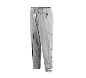 FOG Side Open Snap Button Streetwear Pantalones Cordón Elástico Cintura Aro y Loop Pantalones deportivos Joggers Pantalones Hombres LJ2012219975093