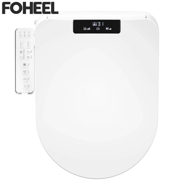 FOHEEL D forma inteligente tapa de inodoro asiento apertura automática tapa inteligente 240322