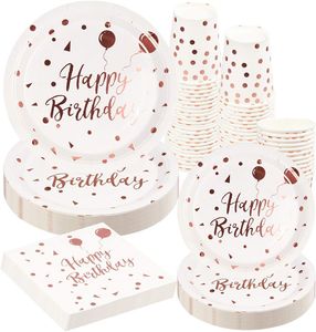 Folie Dots Party Tablewares Decorations Paper Cup Plaat Servetten Verjaardagsfeestjes Decoratie Bruiloft Supplies Baby Shower