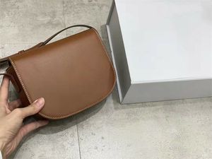 FOLCO Triomphe Monobloc Veau Lisse 100% Cuir Sacs À Bandoulière Doublure En Daim Designers De Haute Qualité Sacs À Main Gibbous Moon Sac À Bandoulière Mode Portefeuilles Bourse 2022ss