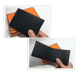 pinces à billets design pliable portefeuille unisexe pour cartes de crédit portefeuille multi couleurs pour hommes portefeuilles en cuir avec porte-carte pinces à billets pliables