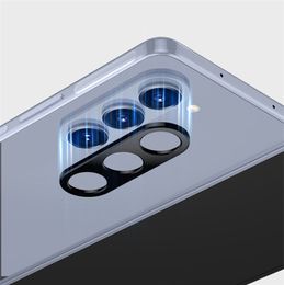 Couverture de bague d'objectif de caméra arrière Fold5 pour Samsung Galaxy Z Fold 5 Film de protection de lentille de téléphone en métal