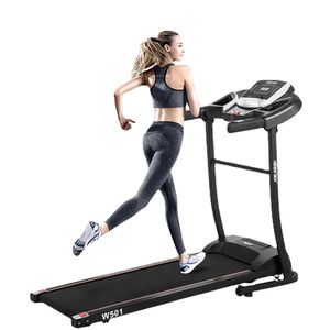 Cinta de correr plegable para gimnasio doméstico, máquina para correr con pantalla LED, barra segura, cinta de correr motorizada plegable, 12,8 KM/h