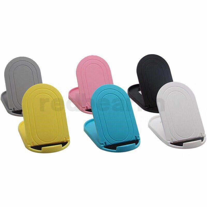 Supporti per supporto pigro da tavolo in plastica regolabile pieghevole Supporto per mini supporto per staffa pieghevole per smartphone Samsung S9 iphone X