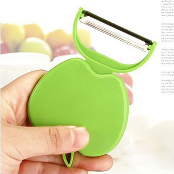 Pliable Pomme Zesters Fruits Éplucheur De Légumes Outils Pommes Forme Légumes Fruits Éplucheurs Couteau D'office Gadgets De Cuisine Outil DBC BH3474