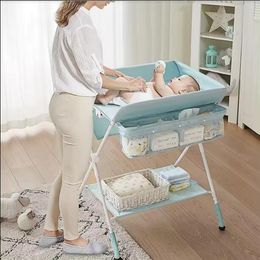 table de couches pour bébé pliable avec roues pliage de table à langer portable