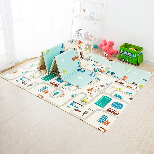 Tapis de jeu pliable pour bébé Tapis Xpe Puzzle Tapis éducatif pour enfants dans la pépinière Tapis d'escalade Tapis pour enfants Activités Jeux Jouets LJ201113