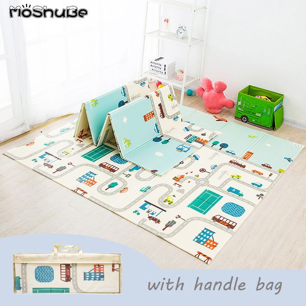 Bébé pliable Jouer XPE Puzzle tapis éducatif pour enfants dans la pépinière escalade coussin d'escalade enfants Tapis Activités Jeux jouets LJ200911