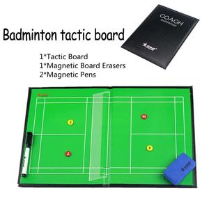 Opvouwbare Badminton Magnetische Trainning Assistent Uitrustingen Voetbal Tactische Board Badminton Spel Tactiek Board 240304