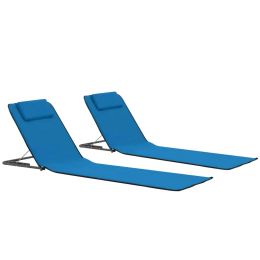 Tapis de plage pliables, chaise de soleil pliante, chaise pour le camping, terrasse, chaises de jardin réglables avec poche de rangement