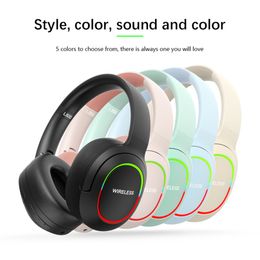 casques bluetooth pliables casque sans fil antibruit écouteurs stéréo jeu casque avec micro pour iphone pc téléphone