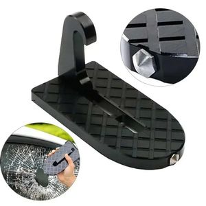 Portaequipajes plegable para techo de coche, escalón para puerta de coche, gancho de pestillo Universal multifunción, Pedal de pie, accesorios de seguridad de aleación de aluminio para coche