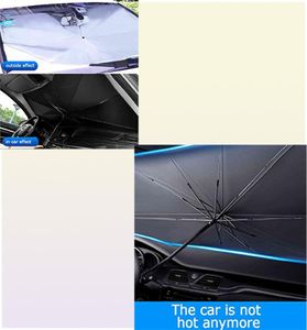 Pare-soleil pliable pour pare-brise de voiture, pare-soleil pour fenêtre avant automatique, couverture d'isolation thermique, Protection UV, accessoires de Parasol 3056741