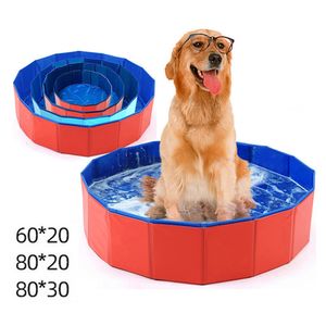 Opvouwbare hond zwembad kinderen bal zwembad binnensoor buiten zomer koel bad wasbad badkuip diameter draagbare huisdier badbad 240419