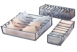 Tiroir pliable chambre placard organisateur pour chaussettes sous-vêtements organisateur boîte de Rangement soutien-gorge diviseur boîtes de Rangement FHL459WLL8691832