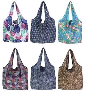 Faltbare Öko-Einkaufstasche, modische Damen-Handtasche, wiederverwendbar, für Obst, Gemüse, Lebensmittel, Aufbewahrungstasche, Organizer, Einkaufstasche