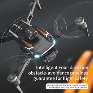 Drone quadricoptère GPS pliable avec moteur sans balais pour caméra HD - Contrôle longue portée parfait pour les débutants !