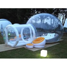 Opvouwbare opblaasbaar bubbelhuis tenten transparante ronde tent camping tour geometrische vijver kind volwassen populariteit speciale kunststoffen big tent strand ba03 f23