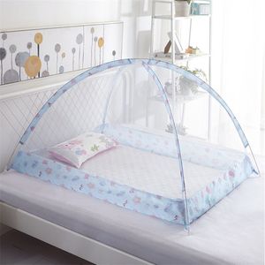 Opvouwbare kinderen baby zomer slaapkamer netten luifel beddening koepel tent muggen netto mesh fabric rand decor insecten preventie 220531
