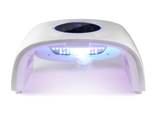 Opvouwbare Led-lichttherapie PDT Pon-gezichtsmachine met stoomspray Huidverjonging Littekenverwijdering Haargroei Led Beaut4453160