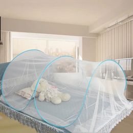 Opvouwbare klamboe Draagbare bodemloze anti-muggencamping Mesh tent Dubbel eenpersoonsbed voor meisjes Beduitstapjes Verstelbare maat.240320