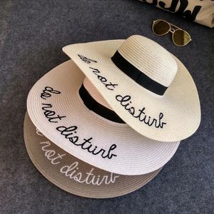 Pliable surdimensionné énorme largeur bord de soleil chapeaux de plage de paille femme d'été femmes dames flèche fête habillée sombreros de mujer 240423