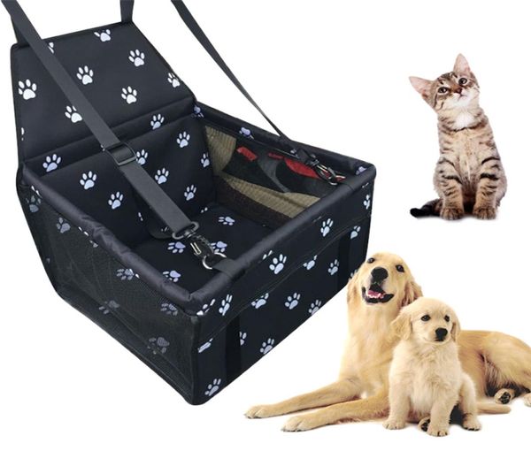 Poldia de oxford Pet Pet Pet Car Tapa de asiento portátil Portable para perros de viajes Outdoor Safe Mesh Cat Contas de asiento de asiento de automóvil19229955416495