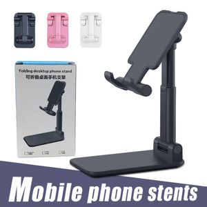 Support de téléphone pliable support réglable multi-angle pour téléphones mobiles support de bureau flexible pour smartphone Android pour iPhone 14 13 Pro Max dans une boîte de vente au détail