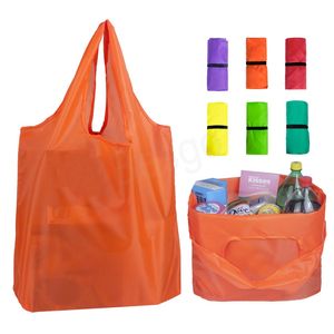 Sac à provisions pliables Vêtements à dos de jouets Sacs de rangement voyage Voyage portable sac à main haute capacité Snack Drinks Rangement Supplies BH6219 WLY