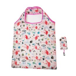 Sac de courses pliable, grand sac de nourriture, sacs écologiques réutilisables pour épicerie, sac de rangement de jouets de plage, sacs de Stock pour femmes, pochette fourre-tout à bandoulière YSJY63