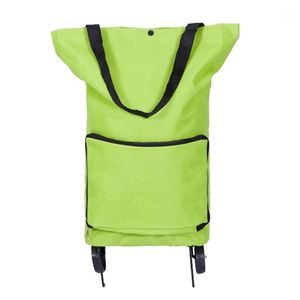 Fourre-tout pliable portatif de sac d'épicerie de caddie pour le marché commercial TB Sale1