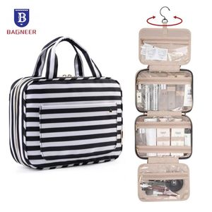 Organisateur de voyage pliable Sac de maquillage de toilette Femme Cosmetic Make Up Storage étanche Sage de beauté Affaire des hommes Hommes de salle de bain 240429