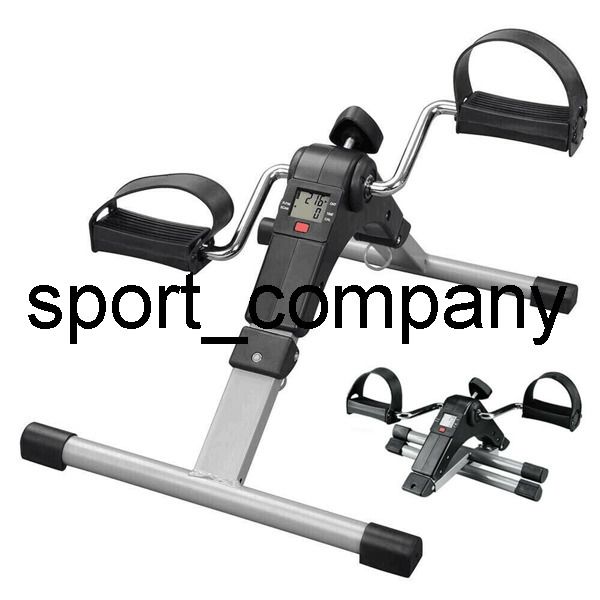 Pliable sous le bureau d'intérieur vélo pédale d'exercice pour jambes bras Portable colporteur Construction Durable écran LCD réglable