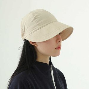 Casquette visière pliable femmes large bord soleil Protection UV chapeau pointu mode réglable été chapeau léger