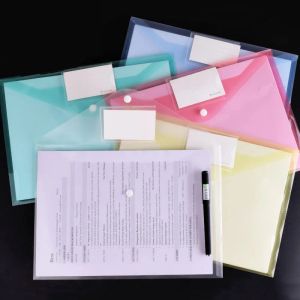 Dossier 12pcs A4 Fichier de fichiers PP transparent Binder de dossier étanché