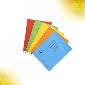 Folder 5/10 PCS A4 Bestandsmap hangende bestandshouder Papier Wearresistente framedocumenten Organisator Deskop Office Supplies (gemengde kleur)