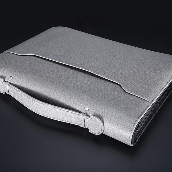 Carpeta A4 Padfolio Archivo de archivos Carpeta Luxury Binder Documento Organizador Holder Ring Manager Mayorista Mano