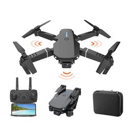 Drone mondial pliable 360, caméra 4K, Mini WIFI HD, vidéo grand Angle longue Distance E88pro, Mini Drone sans fil, évitement d'obstacles, maintien d'altitude, RC Flyer, jouets cadeaux