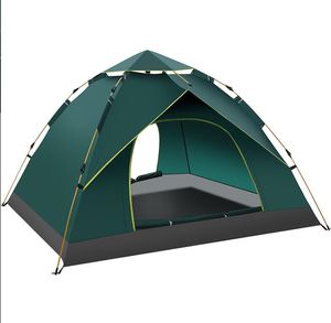 Vouwcamping tenten automatische open pop-up tenten buitenfamilie 3-4 persoon direct setup tent strandschuilplaats luifel