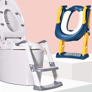 Opvouwbare kinderzindelijkheidstoilet Babypotzitting Urinoirstoel met verstelbare opstapje Ladder Comfortabel veilig 240322