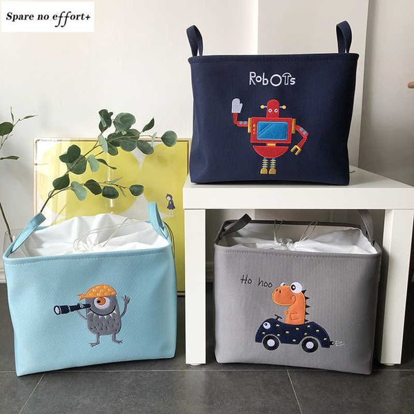 Panier à linge pliable pliable avec poignée, seau de rangement carré, textile de maison, sac de jouets pour bébé, grande capacité 210609