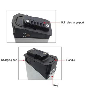 Batterie de vélo électrique pliante pour moteur ENGWE EP-2 PRO PRO vélo électrique 48V 12.8Ah 14Ah batterie Lithium Li-ion 250-1000W